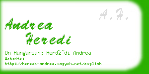 andrea heredi business card